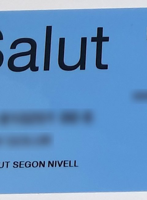 tarjeta sanitaria Salut